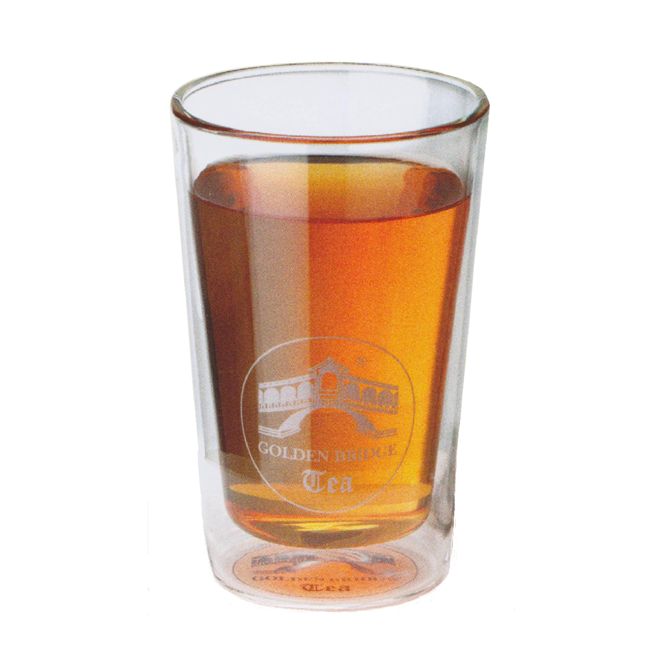 GOLDEN BRIDGE TEA TEEGLAS DOPPELWANDIG