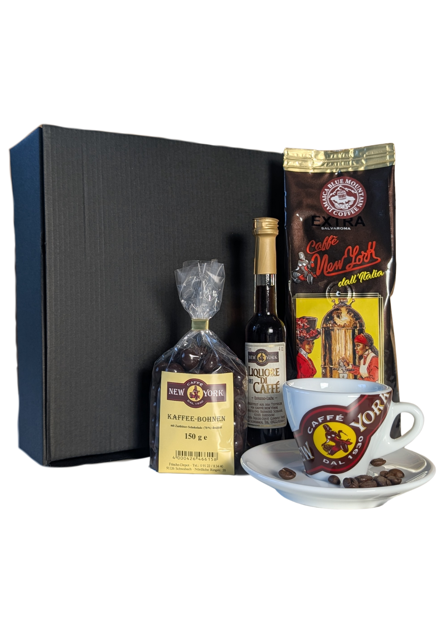 Caffé New York Geschenkset            Caffé New York extra 250 g Bohne