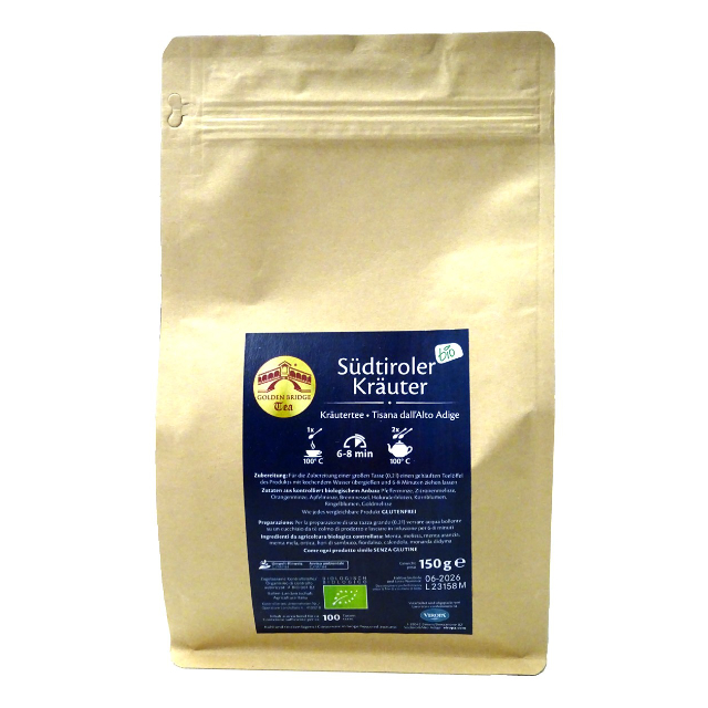 Golden Bridge BIO Südtiroler Kräutertee Nachfüllpackung